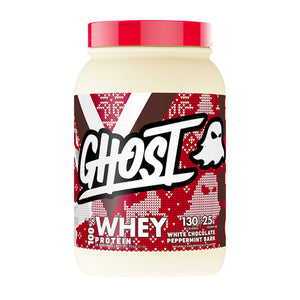 GHOST WHEY WHITE CHOCOLATE PEPPERMINT BARK