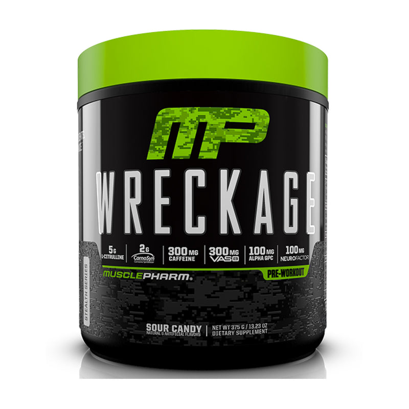 MUSCLEPHARM WRECKAGE PRE-WORKOUT SOUR CANDY