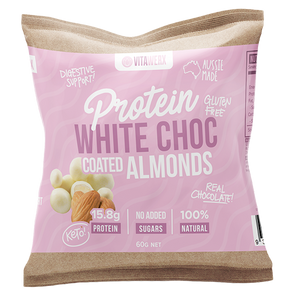 Vitawerx White Chocolate Coated Almonds / Macadamias 10 Pack
